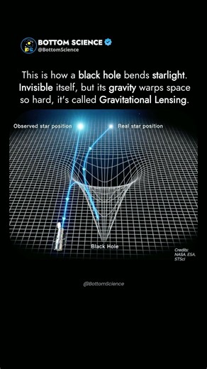 Gravitational Lensing by a Black Hole 🌌
