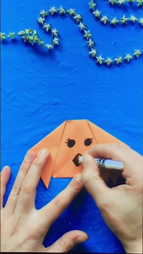 DIY: Origami hondje vouwen met papier / DIY ORIGAMI DOG FOLDING WITH PAPER #shorts #origami