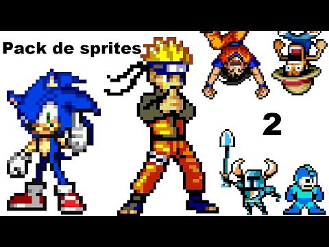 Pack De Sprites e Efeitos em HD 2! - Sonic, Mario, MegaMan, Kirby, Animes, Etc... Download Mediafire