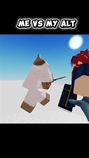 me vs my alt heh #roblox #animation #edit #unshadowbanme