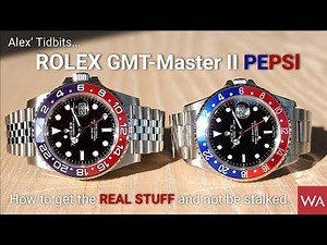 ROLEX GMT-Master II Pepsi. Alex' Tidbits... How to get the REAL STUFF and not be stalked.