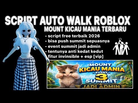 Script Auto Walk Mount Kicau Mania | Script Auto Walk All Map