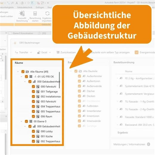 BIM in der TGA - Der neue Bauteil-Manager in GBIS