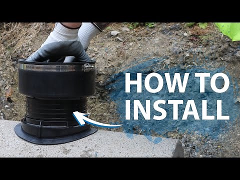 How To Install A Fernco Unisaddle FA150B