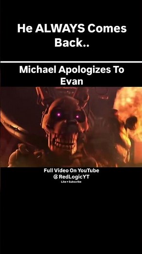 Michael Afton Apologizes To His Brother Crying Child #fnaf #fivenightsatfreddys #springtrap