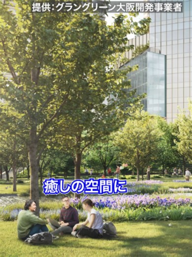 大阪・ #うめきた に新たな「森」 11月20日開園 #大阪駅 #毎日新聞 #TikTokでニュース