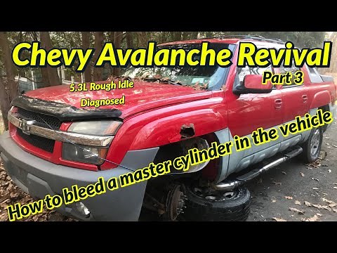 DOA Avalanche Revival - Bleeding Master Cylinder in the Vehicle & Find our Rough Idle