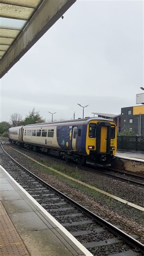 156488 arriving at Middlesbrough on the 18/11/25 #middlesbrough #train #trainspotting #class156