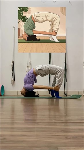 प्रियंका माहर on Instagram: "New challenge 🙌🙌🙌 #yoga #challenge #backbend"