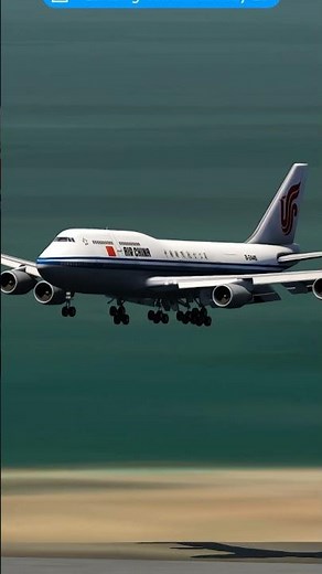 Aerofly FS Global Boeing 747-400 Air China Stunning Landing at Hong Kong Airport | Ultra Realistic