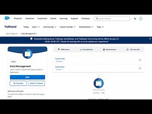 Export Data | Data Management Badge | Salesforce Trailhead