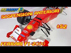 FERRARI F1-2000 MICHAEL SCHUMACHER CENTAURIA N.52 FRONT SUSPENSION AND BRAKE OIL TANK