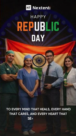 Happy Republic Day #nextenti #healthcarejobs #remotejobs #medicalcareers