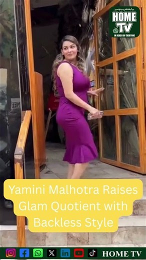 Yamini Malhotra Raises Glam Quotient with Backless Style