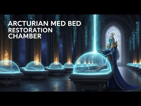 ARCTURIAN MED BED FOR ASCENSION 🛏️ 528Hz Resonance for Transmutation & Gentle Evolution - Peace