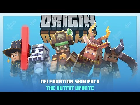Origin Realms Celebration skin pack | The Outfit Update Trailer!