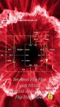 Set-Reset Flip Flop with NE555 Timer / SR Latch Circuit / 555 Timer Project
