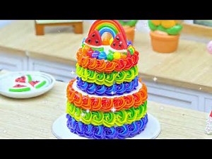 39 minutes of satisfying video Making mini princess doll cakes at home.