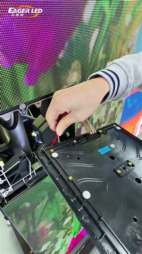 LED modules that are not afraid of rain!#ledscreen #ledvideowall #ledboard #eagerled