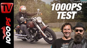 Video: 1000PS Test - Harley-Davidson Softail Slim 2017 Iron Red Denim