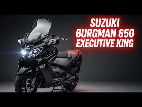 2026 Suzuki Burgman 650 Fits TWO Helmets Under the Seat! The Executive Scooter That Has No Equal