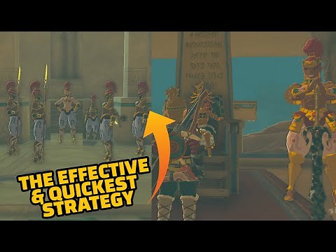 Best Way to Defend the Gerudo Town from the Gibdos | Preparing to Fight - Zelda Tears of the Kingdom