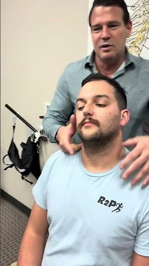This Neck Adjustment Sound is INSANE 🧨 #chiropractic #asmr