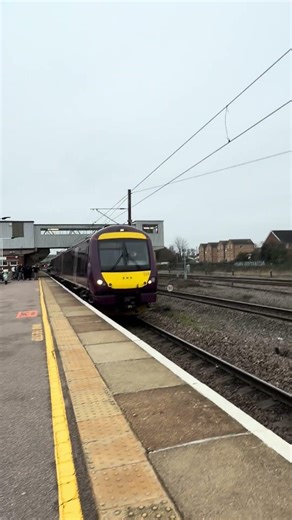 Class 170 leaving Peterborough with a 3 tone! #train #class170 #emr