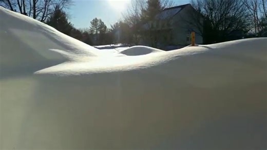 Beautiful timelapse of a blizzard.