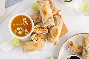 Vegan Tofu Egg Rolls - Plant Based Jess
