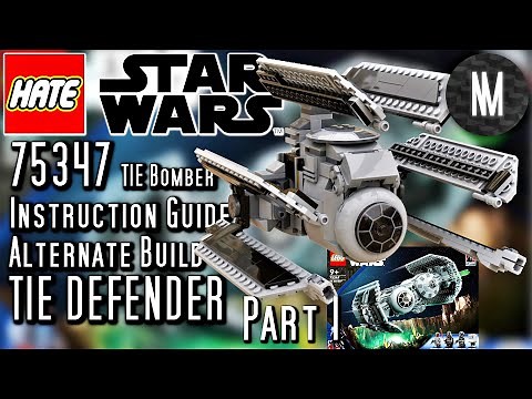 How To: TIE DEFENDER Pt. 1 75347 Alternate Build LEGO Star Wars Tutorial