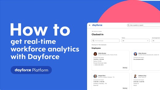 Real-Time Workforce Analytics for Frontline Managers | Dayforce Workforce Management