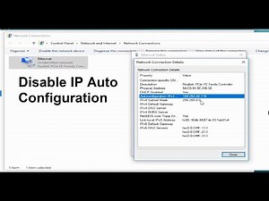 Berikut cara men Disable IP Auto Configuration di Komputer