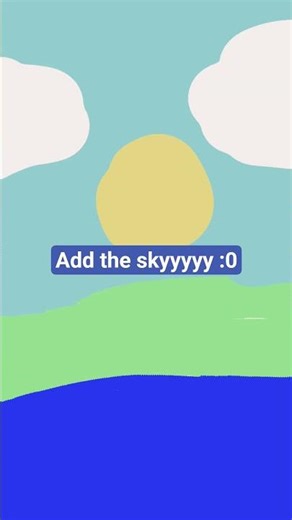 how to draw a lake, an easy tutorial! #art #fyp #fypシ゚viral #tutorial #stepbystep #creativetutorial