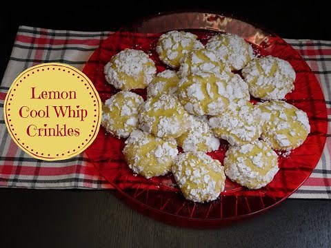 Lemon Cool Whip Crinkles Cake Mix Cookie Recipe