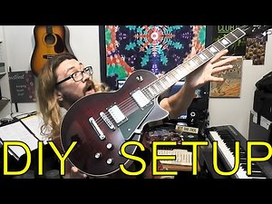 DIY Guitar Setup, Firefly FFLP Is Better Than A Gibson Les Paul With The Right Setup.
