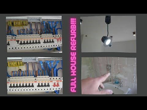 How to rewire a house the easy way during a full property renovation