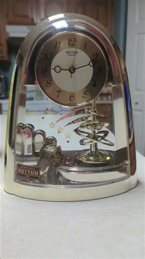 Rhythm "Space In Motion" Anniversary Clock (4SG607WS65) #anniversary