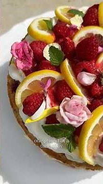 This cake is Bright, Fresh, Tangy—And Addictive: Raspberry lime cake with mascarpone frosting