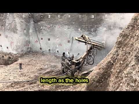 How This Deep Excavation Doesn’t Collapse (Soil Nailing)