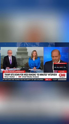 a little bit more than 60 seconds analyzing the president's appearance on 60 minutes | Brian Stelter