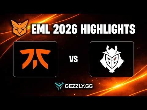 [HIGHLIGHTS] Fnatic vs G2 Esports | EML 2026: Stage 1