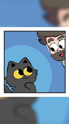 Our mythical black cat! by Our Super Adventure #comics #cat #webcomics #cute #funny