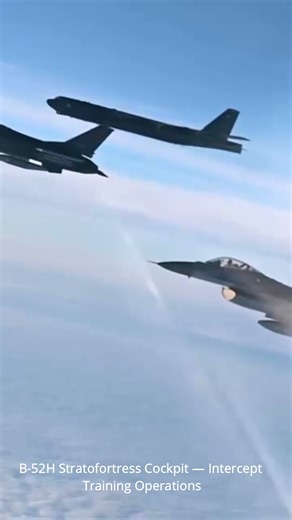 B-52H Stratofortress Cockpit — Intercept Training Operations