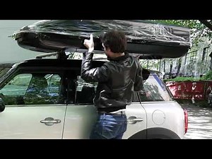 Maximizing a MINI: 320 liter roof box installation!