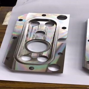 🔥 Haas CNC user @fatboydennis_ "Stainless steel parts on the ##HaasCNC Mini MIll for the vacuum science industry. These are a little more time-consuming as each hole is sized separately for each ceramic feed through so we can weld it perfectly." | Haas Automation UK