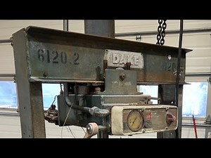 I Bought A Dake 50 Ton Press That Has Been Sitting Outside For Years
