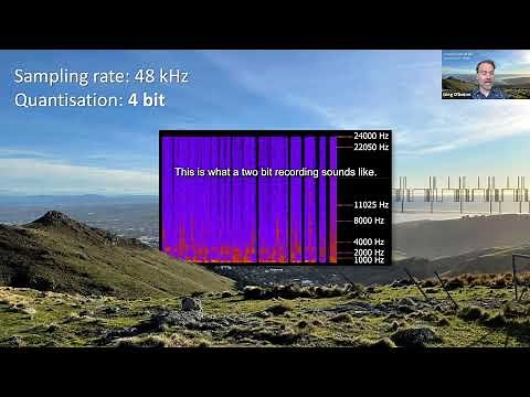 Digital sound: Sampling rate + bit depth demonstration