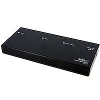 2 Port DVI Video Splitter with Audio - TAA