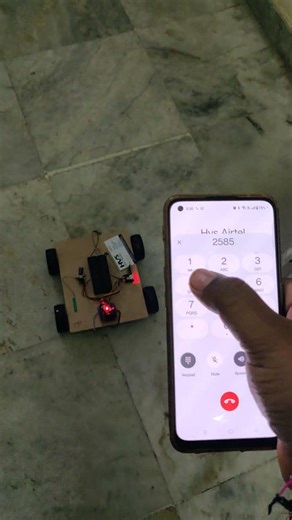 Hospitality Control Robot 🤖 using GSM Modem DTMF Technology